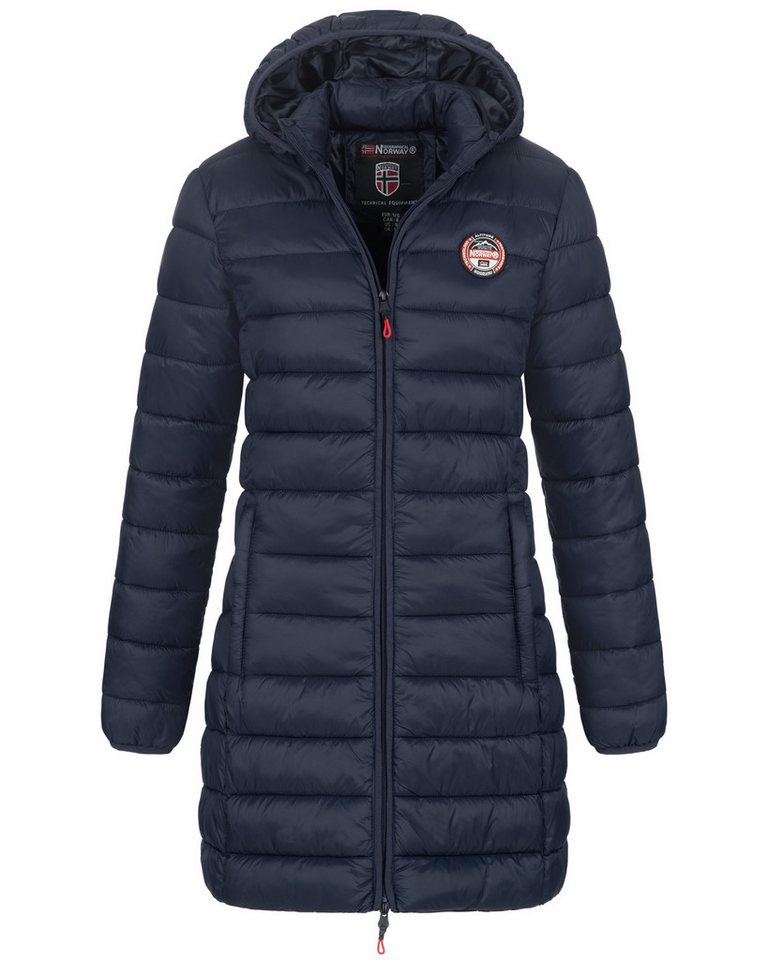 Geographical Norway Steppjacke Damen Herbst Winter Jacke Steppjacke Parka Lange Steppmantel Outdoor von Geographical Norway