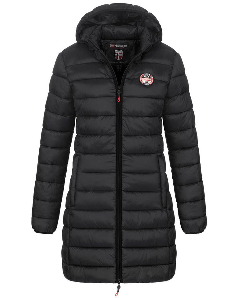 Geographical Norway Steppjacke Damen Herbst Winter Jacke Steppjacke Parka Lange Steppmantel Outdoor von Geographical Norway