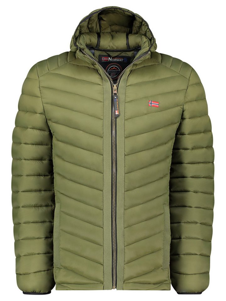 Geographical Norway Steppjacke Herren Steppjacke Übergangsjacke mit Kapuze von Geographical Norway