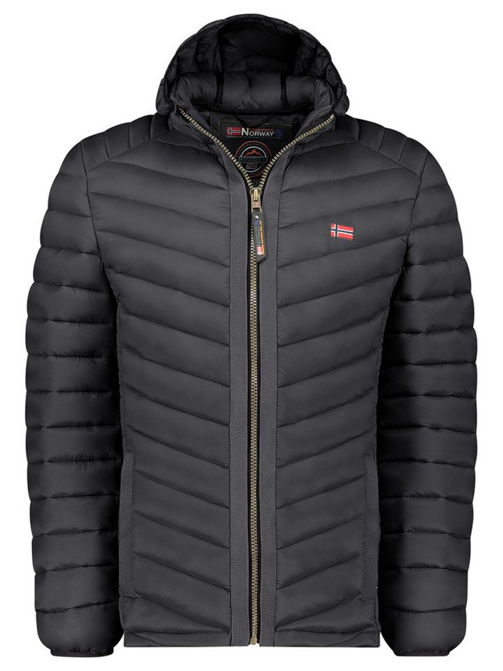 Geographical Norway Steppjacke Herren Steppjacke Übergangsjacke mit Kapuze von Geographical Norway
