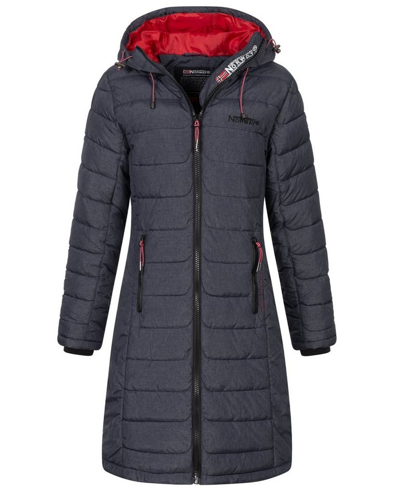 Geographical Norway Steppmantel Damen Winter Jacke Stepp Mantel Lange Steppjacke Wintermantel parka von Geographical Norway