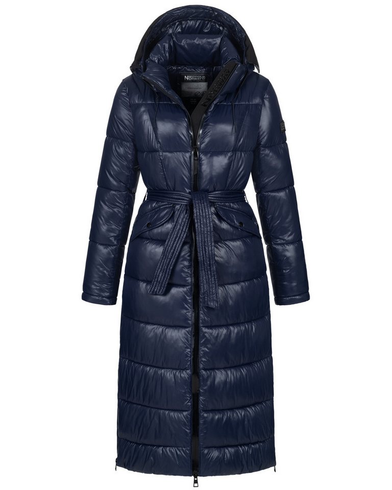 Geographical Norway Steppmantel Winter Jacke Parka Steppjacke Steppmantel Wintermantel Lange Mantel von Geographical Norway