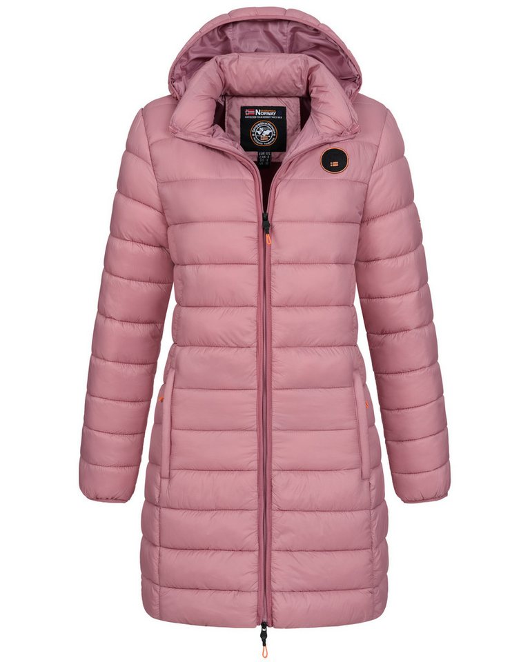 Geographical Norway Steppmantel Winterjacke Damen Steppjacke Parka Lange Steppmantel Wintermantel von Geographical Norway
