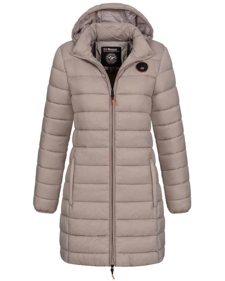 Geographical Norway Steppmantel Winterjacke Damen Steppjacke Parka Lange Steppmantel Wintermantel von Geographical Norway