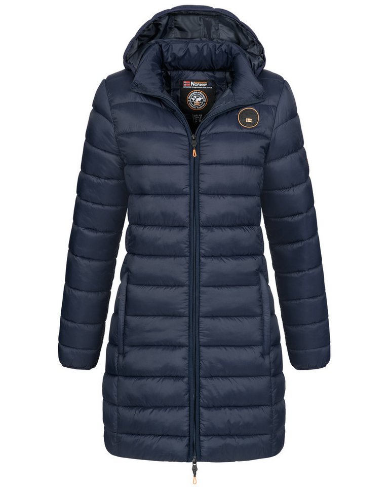 Geographical Norway Steppmantel Winterjacke Damen Steppjacke Parka Lange Steppmantel Wintermantel von Geographical Norway