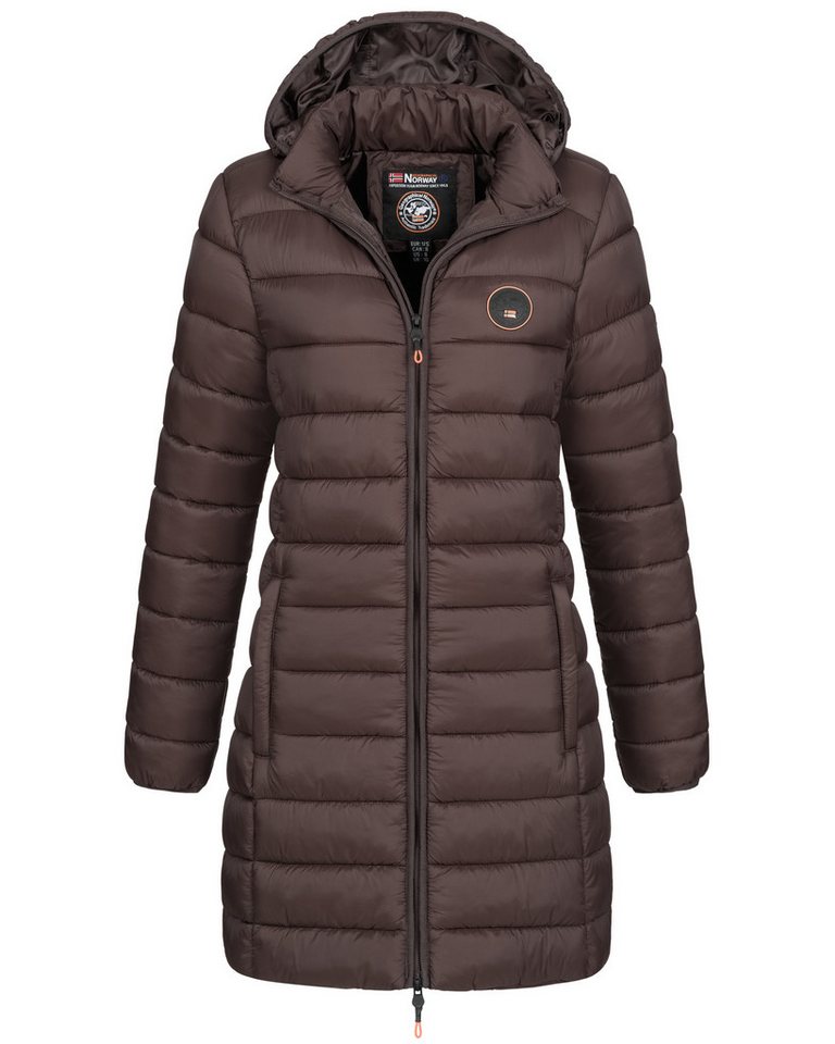 Geographical Norway Steppmantel Winterjacke Damen Steppjacke Parka Lange Steppmantel Wintermantel von Geographical Norway