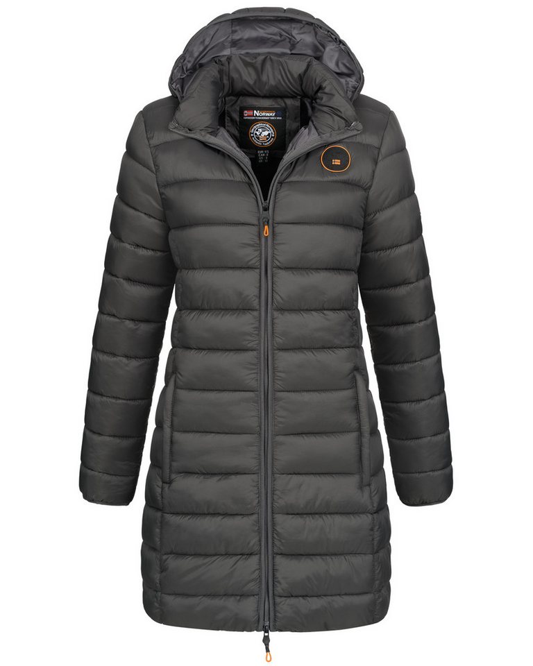 Geographical Norway Steppmantel Winterjacke Damen Steppjacke Parka Lange Steppmantel Wintermantel von Geographical Norway