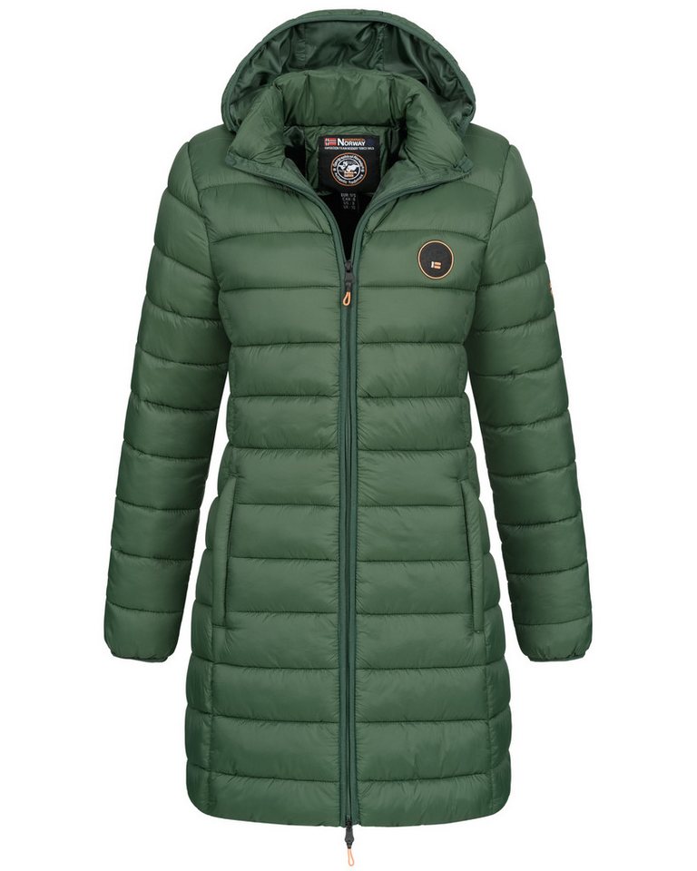 Geographical Norway Steppmantel Winterjacke Damen Steppjacke Parka Lange Steppmantel Wintermantel von Geographical Norway