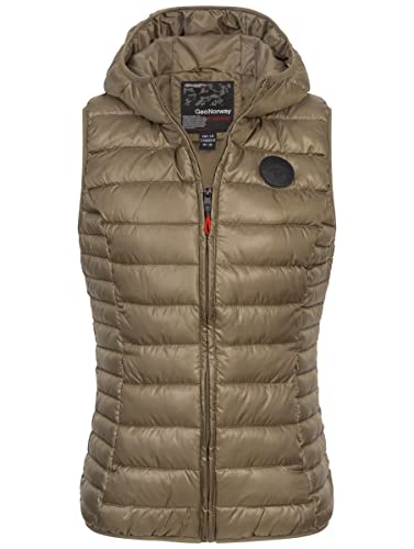 Geographical Norway Stepp weste Kapuze Übergangs Herbst Winter Weste Windbreaker, Farbe:Storm, Größe:XL 42 Geographical Norway Stepp weste Kapuze Übergangs Herbst Winter Weste Windbreaker, Farbe:Storm, Größe:XL 42 von Geographical Norway