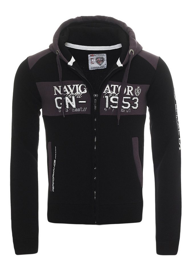 Geographical Norway Sweater Herren Pullover Glapping Herren, mit Stickerei, mit Kapuze von Geographical Norway