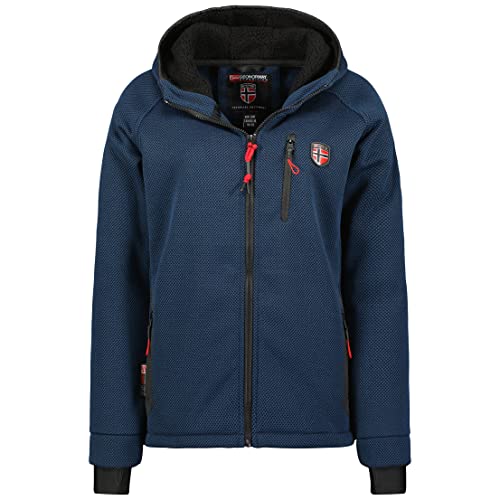 Geographical Norway Sweatjacke Damen Jacke Übergangsjacke Kapuze Outdoor Grösse navy L von Geographical Norway