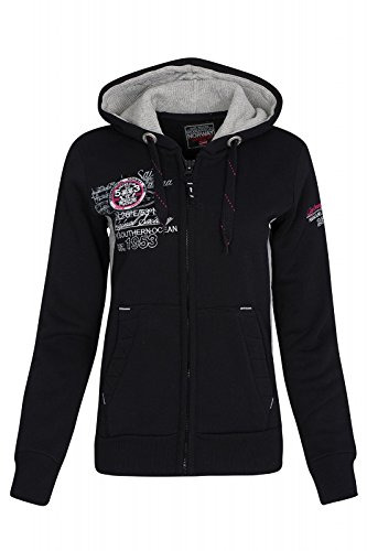 Geographical Norway Sweatjacke Friponette Lady, Größe:2 / Medium;Farbe:Black von Geographical Norway