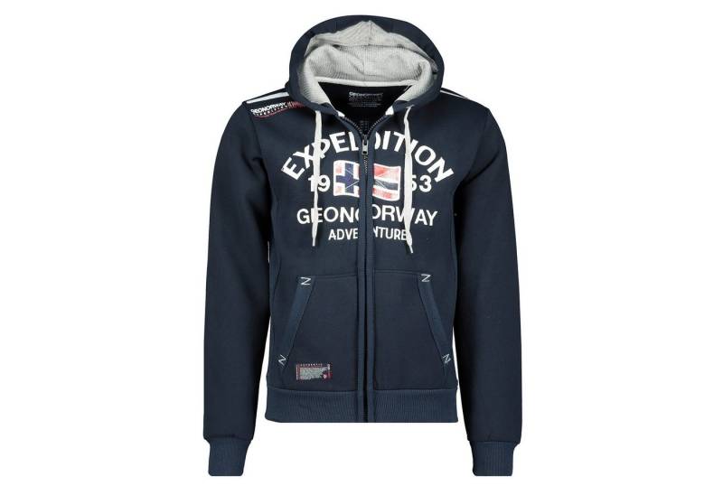 Geographical Norway Sweatjacke Sweatjacke Sweater Sweat Shirt Hoodie Übergangs Jacke Herbst Winter von Geographical Norway