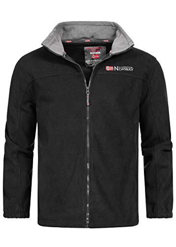 Geographical Norway Herren Fleecejacke Texas Winter Übergangsjacke (Schwarz, Large) Geographical Norway Herren Fleecejacke Texas Winter Übergangsjacke (Schwarz, Large) von Geographical Norway