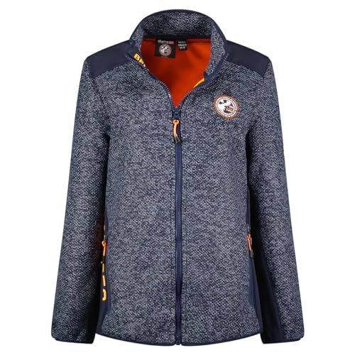 Geographical Norway Tangelo Lady - Fleece Fine Frauen Warm Fermetur Zip - Jacke Herbst Winter Frühling Warm Frauen - Long Sleeve Pullover Pelz Weich Komfort Outdoor (Marineblau S) von Geographical Norway