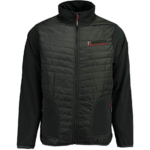 Geographical Norway Tirion Softshelljacke für Herren – wasserdicht und winddicht Herren/Kleidung/Mantel mit langen Ärmeln, Dunkelgrau, M von Geographical Norway