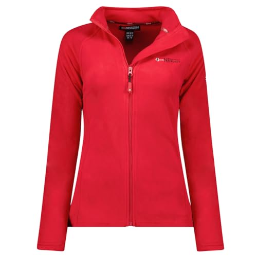 Geographical Norway Tug Lady Fz - Windjacke Damen Outdoor - Jacke Wasserabweisend Langarm Damen - Regenmantel Geschenk Ideal Wandern Jahreszeit Frühling Sommer Herbst Winter (ROT S) von Geographical Norway