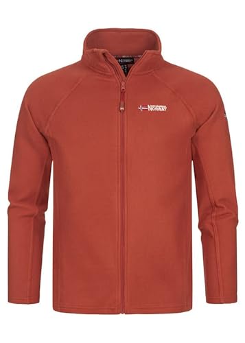 Geographical Norway Tug Men Full Zip - Fleecejacke Herren Mann Heiße Fermetur Zip - StrickJacke Herbst Winter Frühling Warm Männer - Langarm Pullover Pelz Weich Komfort Outdoor (Rostbraun M) von Geographical Norway