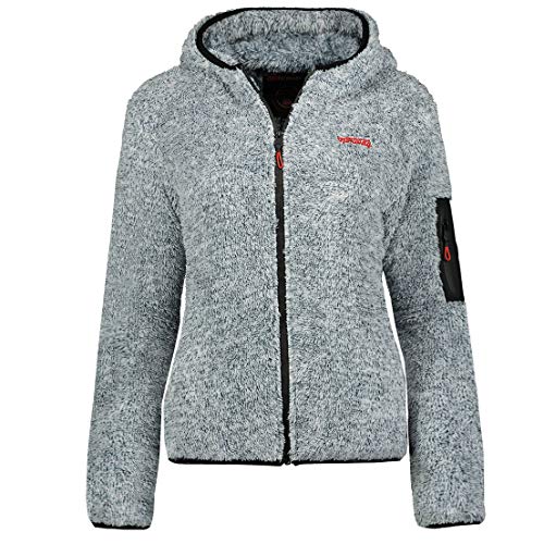 Geographical Norway - ULEBA Damen Fleece, grau, XXL von Geographical Norway