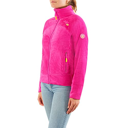 Geographical Norway Upaline Lady - Fleece Fine Frauen Warm Fermetur Zip - Jacke Herbst Winter Frühling Warm Frauen - Long Sleeve Pullover Pelz Weich Komfort Outdoor (Malabar XXL-Größe 5) von Geographical Norway