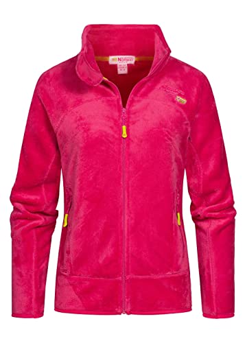 Geographical Norway Upaline Lady - Fleecejacke Damen Fine Frauen Warm Fermetur Zip - Jacke Fleece Herbst Winter Frühling Warm Frauen - Long Sleeve Pullover Pelz Weich Komfort Outdoor (Malabar XXL) von Geographical Norway