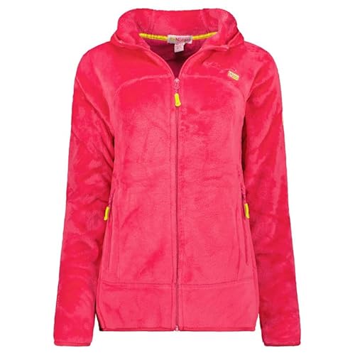 Geographical Norway Upalood Lady - Fleecejacke Damen Frauen Warm Schließen Zip - Jacke Fleece Herbst Winter Frühling Warm Frauen - Long Sleeve Pullover Weich Komfort Outdoor (Malabar S) von Geographical Norway
