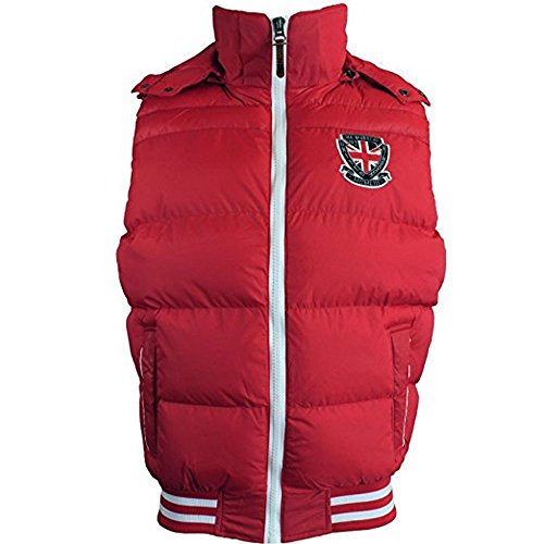 Geographical Norway Virgin Vest WL113H/GN Herren Weste/Steppweste/Kapuzenweste Rot (L) von Geographical Norway