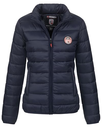 Geographical Norway Winter Jacke Steppjacke Parka Stehkragen Outdoor Leicht und warm, Farbe:Navy, Größe:S (36) von Geographical Norway