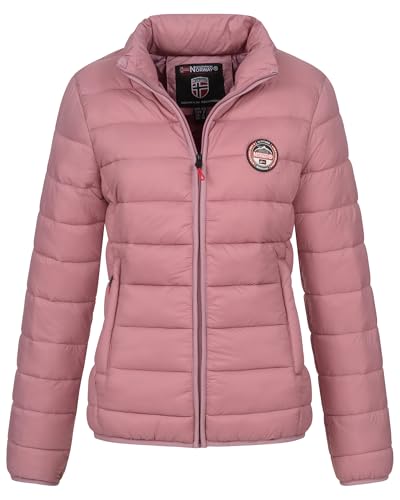 Geographical Norway Winter Jacke Steppjacke Parka Stehkragen Outdoor Leicht und warm, Farbe:Old Pink, Größe:M (38) von Geographical Norway