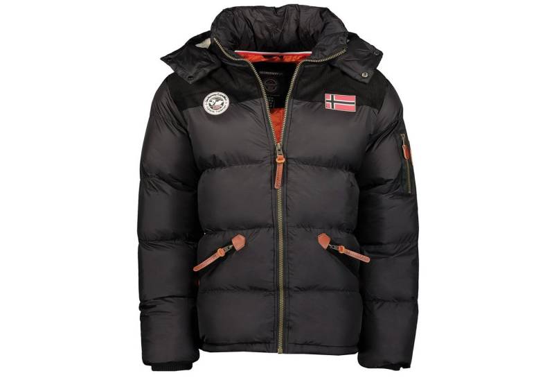 Geographical Norway Winterjacke Celian Steppjacke Outdoorjacke mit abnehmbarer Kapuze von Geographical Norway