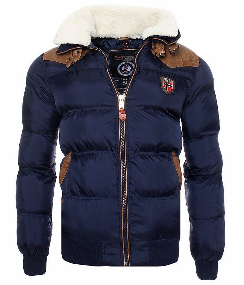 Geographical Norway Winterjacke Geographical Norway Designer Herren Winterjacke Abraham Jacke Navy S von Geographical Norway