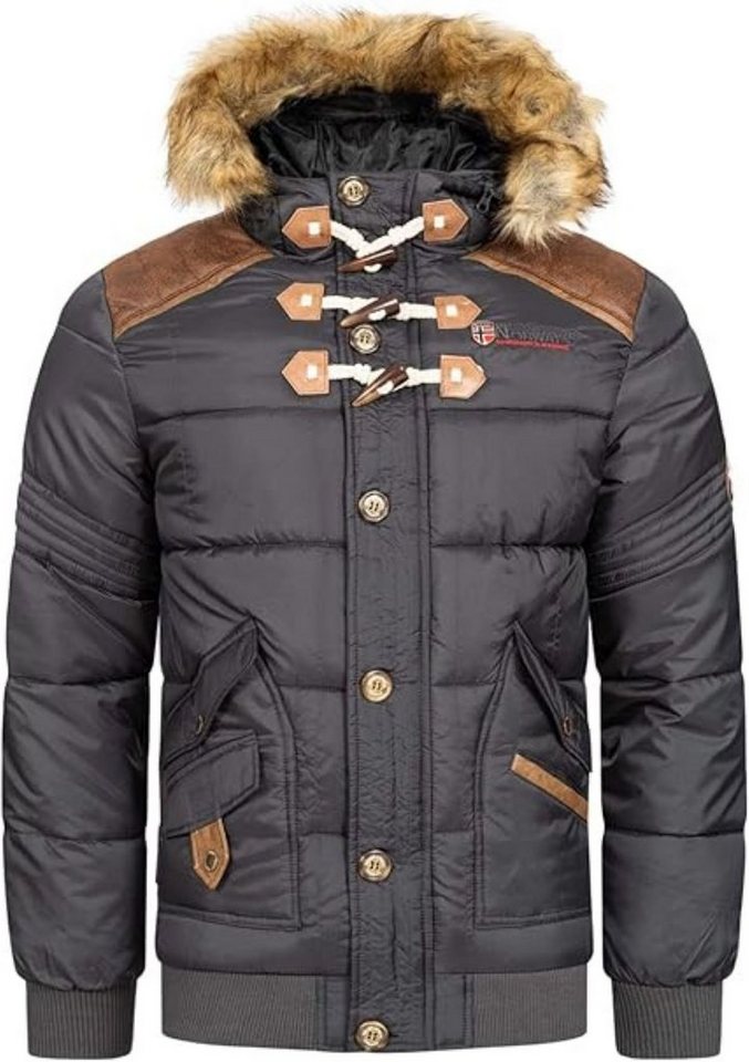 Geographical Norway Winterjacke Herren Outdoor Jacke Belphegor (Packung, 1-St., S bis 3xl) Gefüttert von Geographical Norway