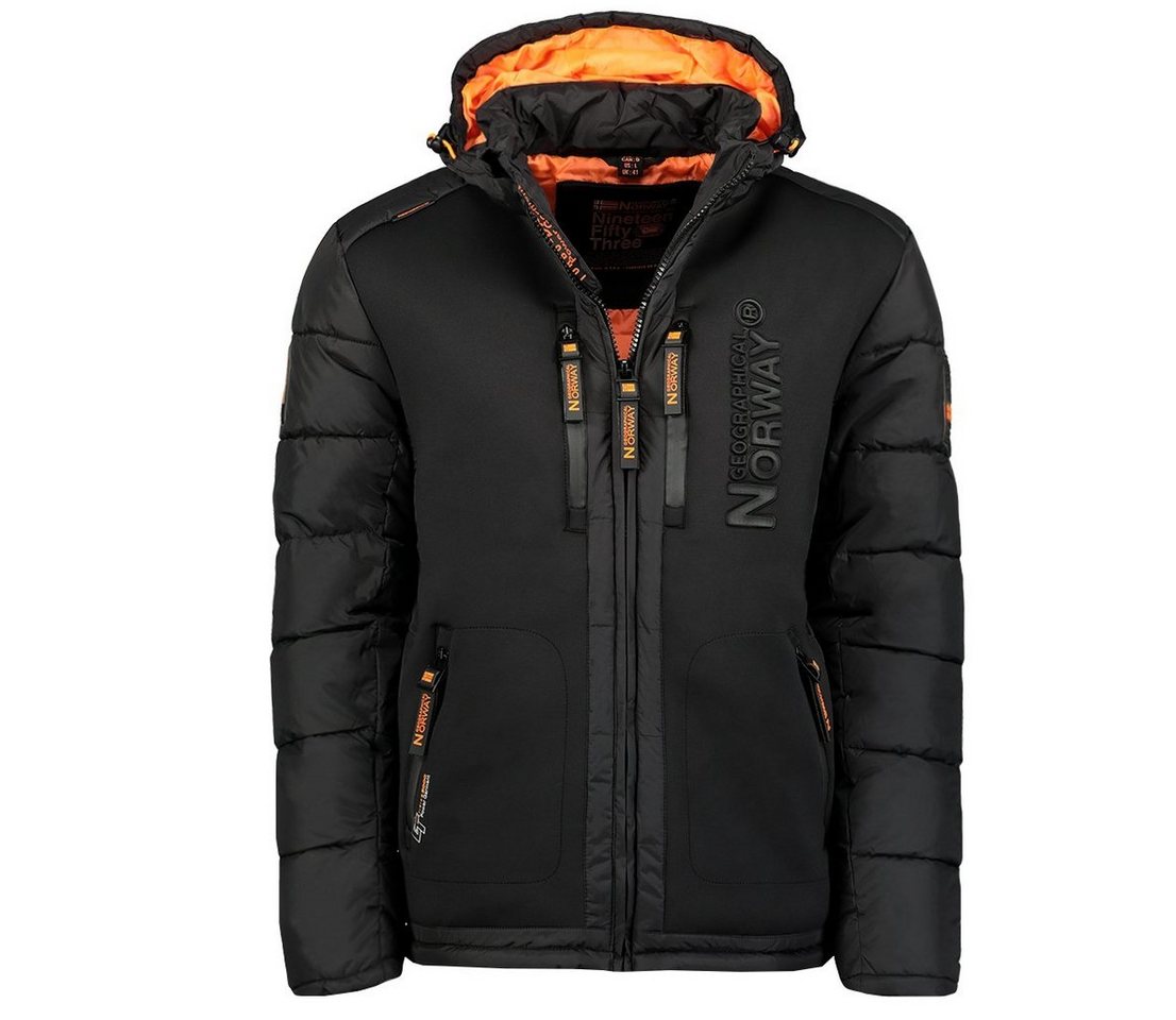 Geographical Norway Winterjacke Herren Winter Jacke Steppjacke Outdoor Jacke Brbeachwood (Winterjacke, 1-St., Steppjacke) Mit Kapuze, S Bis 7XL von Geographical Norway