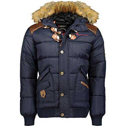 Geographical Norway Winterjacke Steppjacke BELPHEGORE Designer Jacke (XX Large, Navy) von Geographical Norway