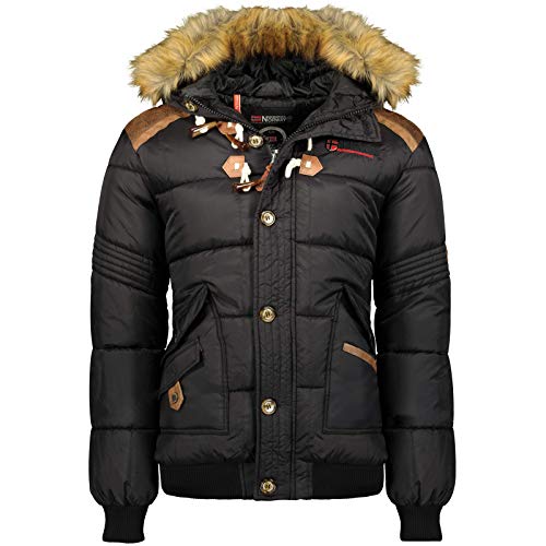 Geographical Norway Winterjacke Steppjacke BELPHEGORE Designer Jacke (XX Large, Schwarz) von Geographical Norway