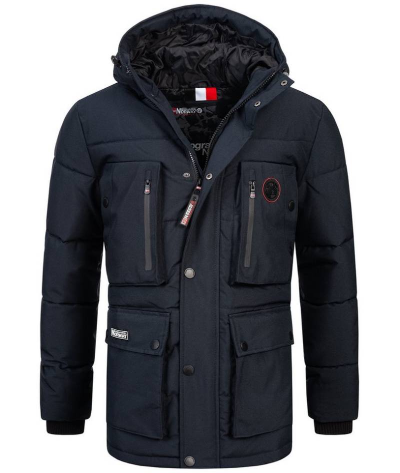 Geographical Norway Winterjacke Herren Winterjacke Parka mit Kapuze H-241 von Geographical Norway