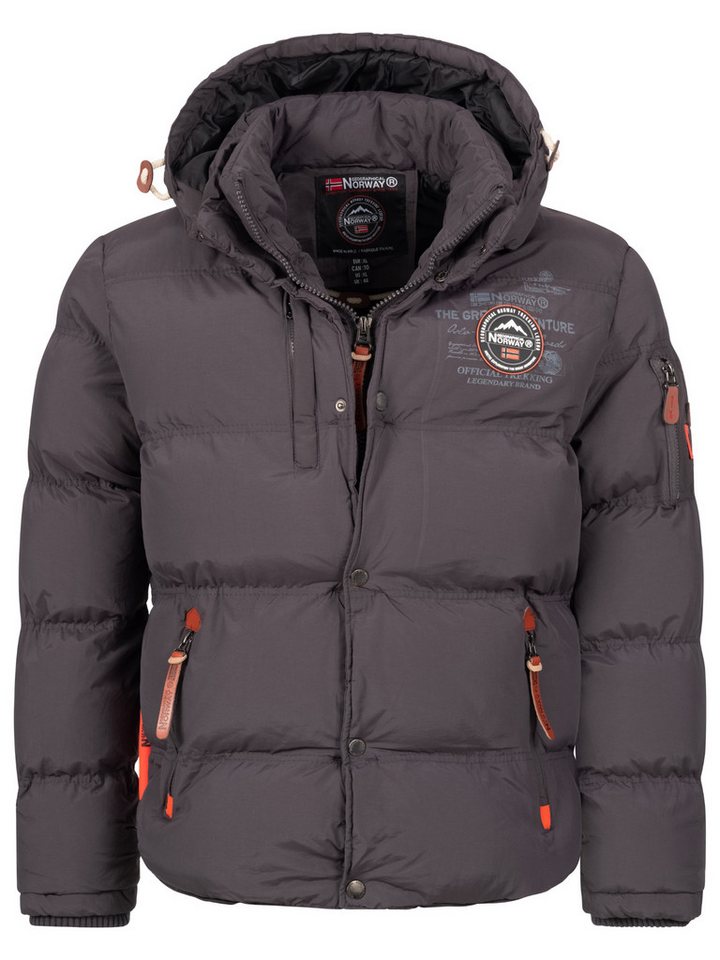 Geographical Norway Winterjacke Herren Winterjacke mit Kapuze von Geographical Norway