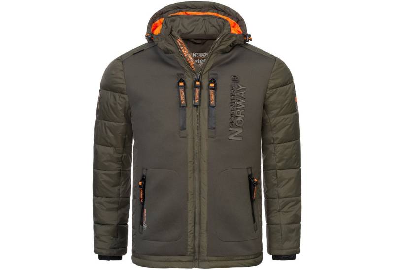 Geographical Norway Winterjacke warme Designer Herren Winter Stepp Jacke Outdoorjacke von Geographical Norway