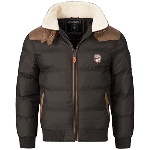 Geographical Norway Herren Steppjacke Abraham Black - XXL - mit UD Beanie Geographical Norway Herren Steppjacke Abraham Black - XXL - mit UD Beanie von Geographical Norway