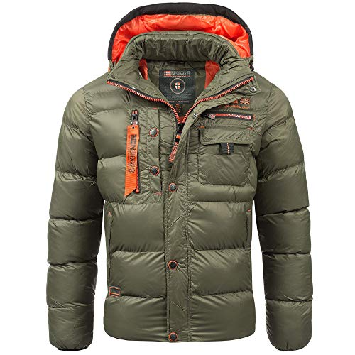Geographical Norway Herren Steppjacke Citernier Kaki - M - mit UD Beanie Geographical Norway Herren Steppjacke Citernier Kaki - M - mit UD Beanie von Geographical Norway