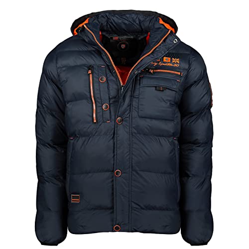 Geographical Norway Herren Steppjacke Citernier Navy - S - mit UD Beanie von Geographical Norway