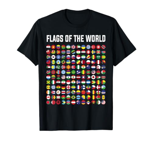 Weltflagge Outfit-Ideen für Kinder und internationale Weltflaggen T-Shirt Weltflagge Outfit-Ideen für Kinder und internationale Weltflaggen T-Shirt von Geography Costumes Kids & World Map Country Flags