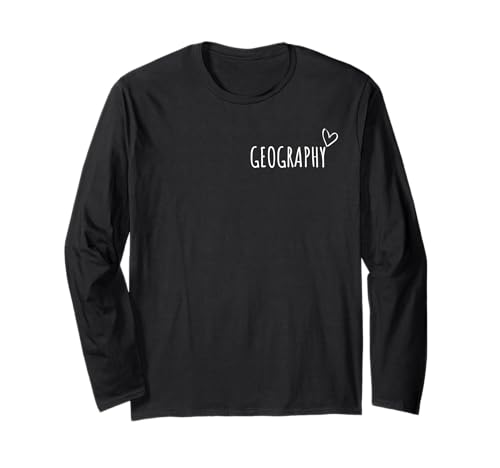 Geographie Lehrer Student Lover Männer Frauen Kinder Langarmshirt Geographie Lehrer Student Lover Männer Frauen Kinder Langarmshirt von Geography Lovers Gifts Idea