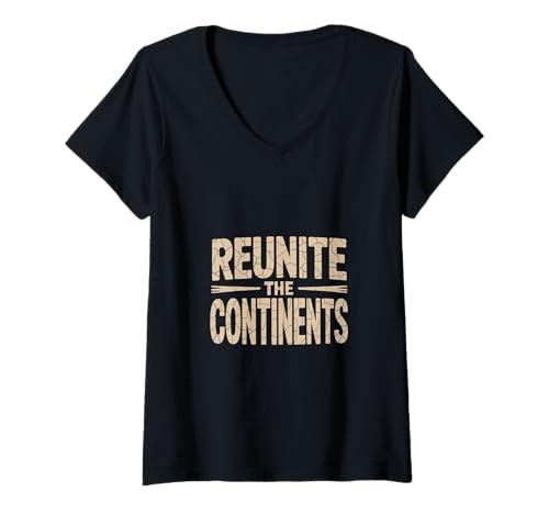 Damen Geologie bringt die Kontinente wieder zusammen Pangaea T-Shirt mit V-Ausschnitt Damen Geologie bringt die Kontinente wieder zusammen Pangaea T-Shirt mit V-Ausschnitt von Geology Earth Science