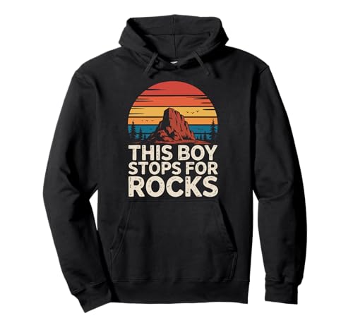 Geology This Boy Stops for Rocks Geologe Rock Collector Pullover Hoodie von Geology Rocks Expert Geologist Rock Collector