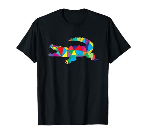 Low Poly Art Krokodil Liebhaber Männer Frauen Geometrisches Krokodil T-Shirt Low Poly Art Krokodil Liebhaber Männer Frauen Geometrisches Krokodil T-Shirt von Geometric Polygon Art Crocodile Apparel