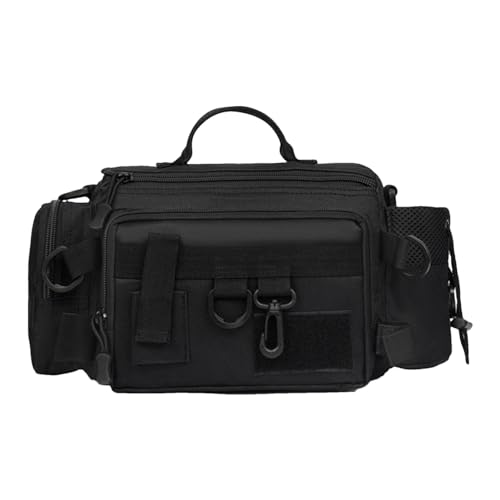 Geonoy Wander-Fanny-Tasche für Herren, Outdoor-Angelausrüstung, Aufbewahrungstasche, Body-Sling-Angeltasche, Lendenwirbeltasche für Outdoor, , Wandern, Klettern, Schwarz, Refer to Geonoy Wander-Fanny-Tasche für Herren, Outdoor-Angelausrüstung, Aufbewahrungstasche, Body-Sling-Angeltasche, Lendenwirbeltasche für Outdoor, , Wandern, Klettern, Schwarz, Refer to von Geonoy