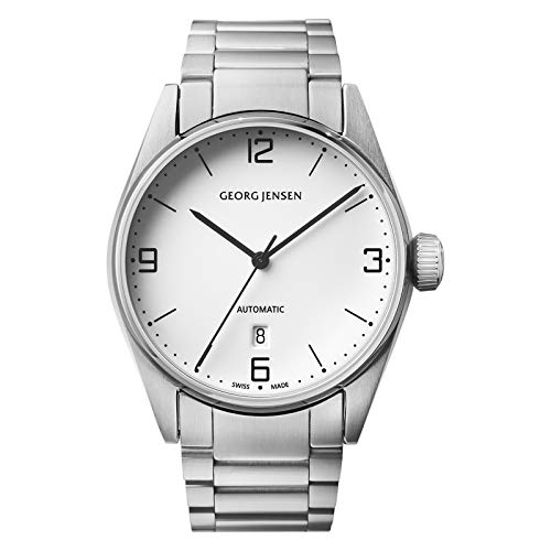 Georg Jensen Automatik Herrenuhr Referenz Nummer 3575593 42mm Swiss Made von Georg Jensen