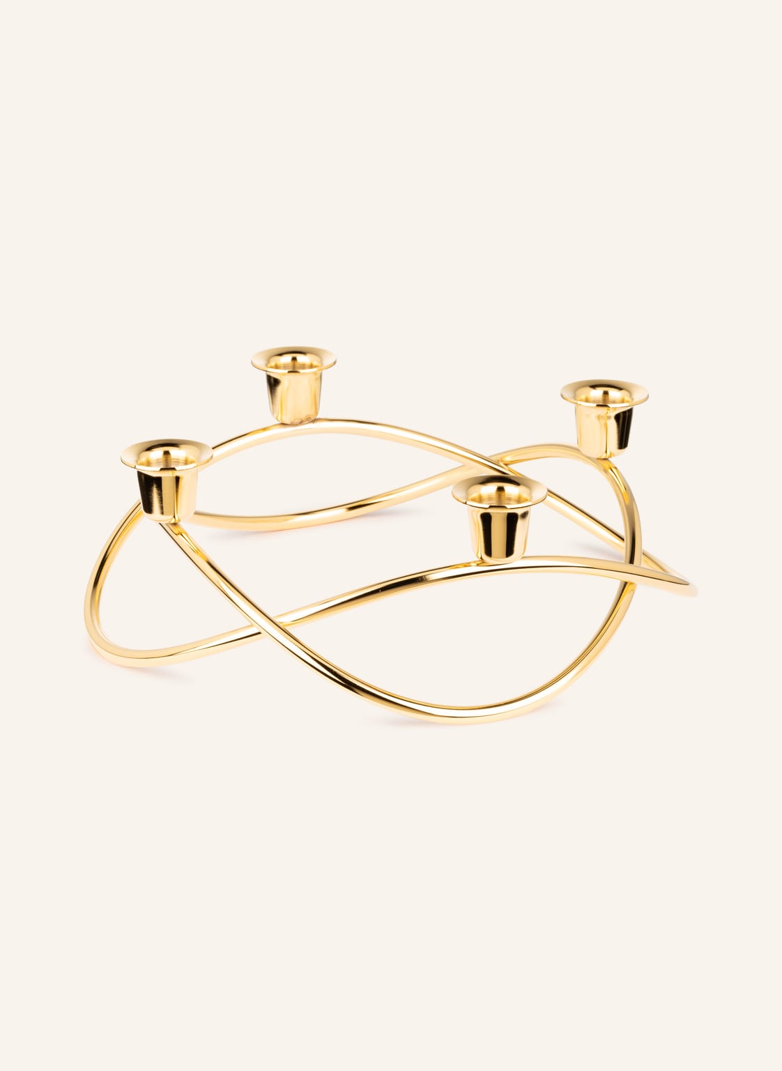 Georg Jensen Kerzenhalter gold von Georg Jensen