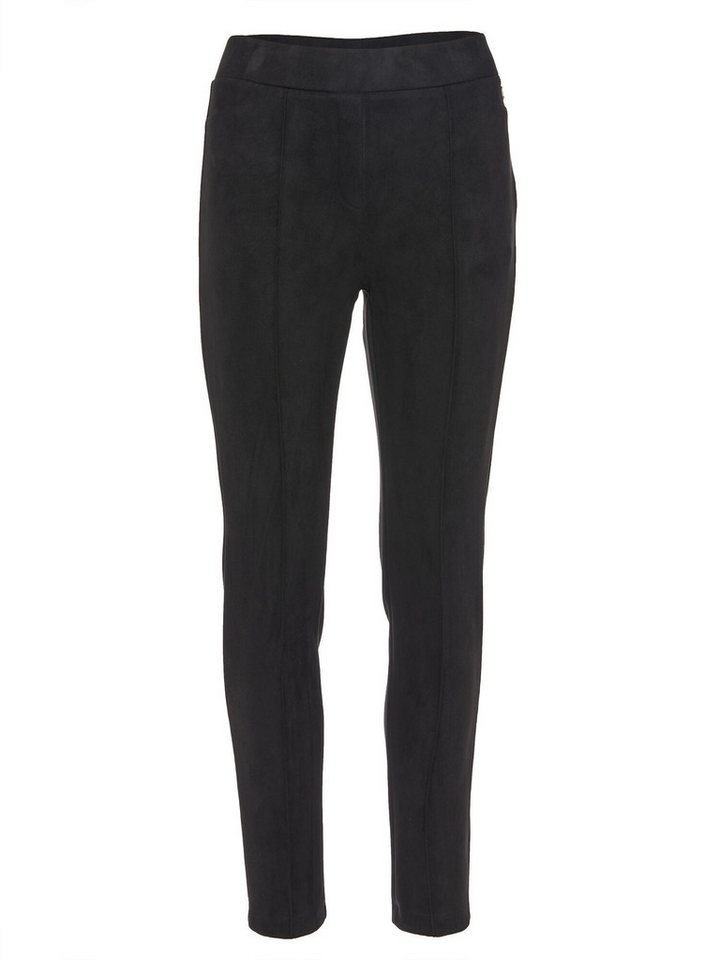 Georg Stiels Lederimitathose Leggings Körpernah mit Biese von Georg Stiels